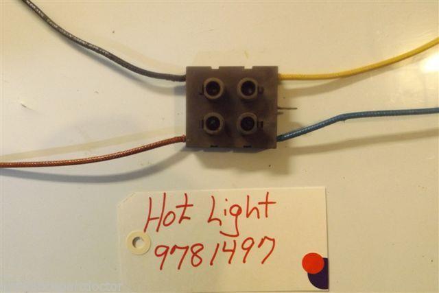 KITCHENAID STOVE 9781497 Hot Light USED PART KITCHENAID STOVE 9781497 Hot Light USED PART